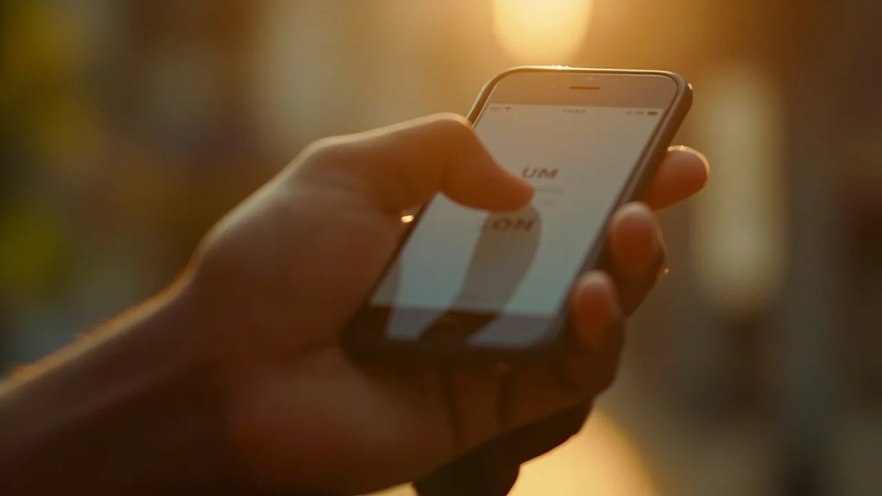 A close-up of a hand holding a smartphone showing a one-time-password entry screen for a fantasy-cricket app.